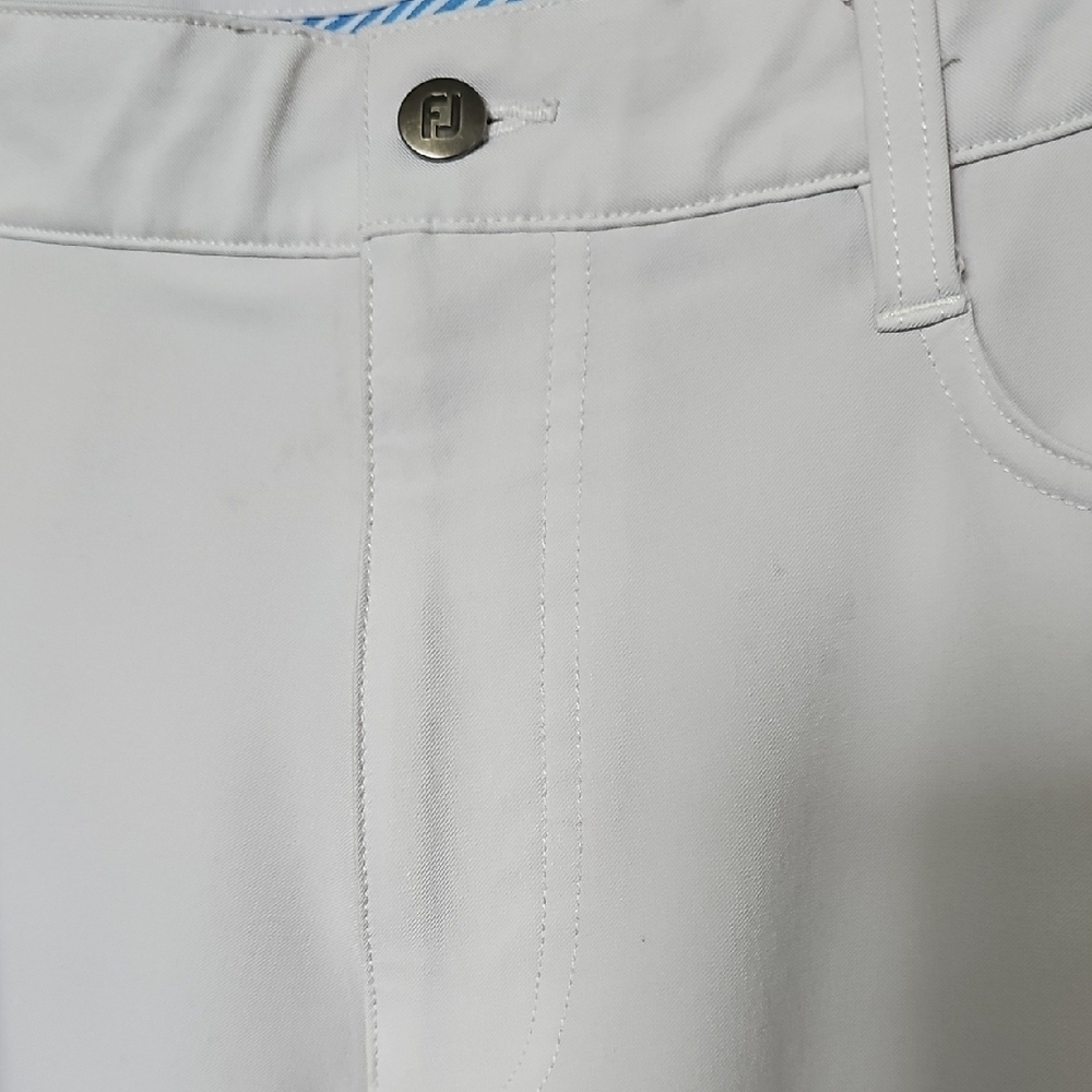 FootJoy Men's Performance Golf Ivory Pants W 35 L 30 - Picture 5 of 14